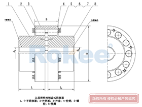 LZ/ZL Pin Gear Coupling,Pin Couplings