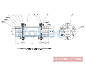 JMIJ Diaphragm Coupling,Metallic Disc Couplings Drawing