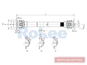 SWC-CH Uuniversal Coupling,Telescopic Shafts