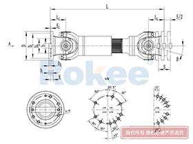 SWP-B Universal Coupling,Telescopic Shafts