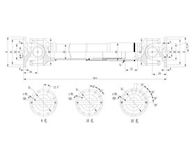 ROWM-BH Cardan Shaft,Telescopic Universal Joints Function